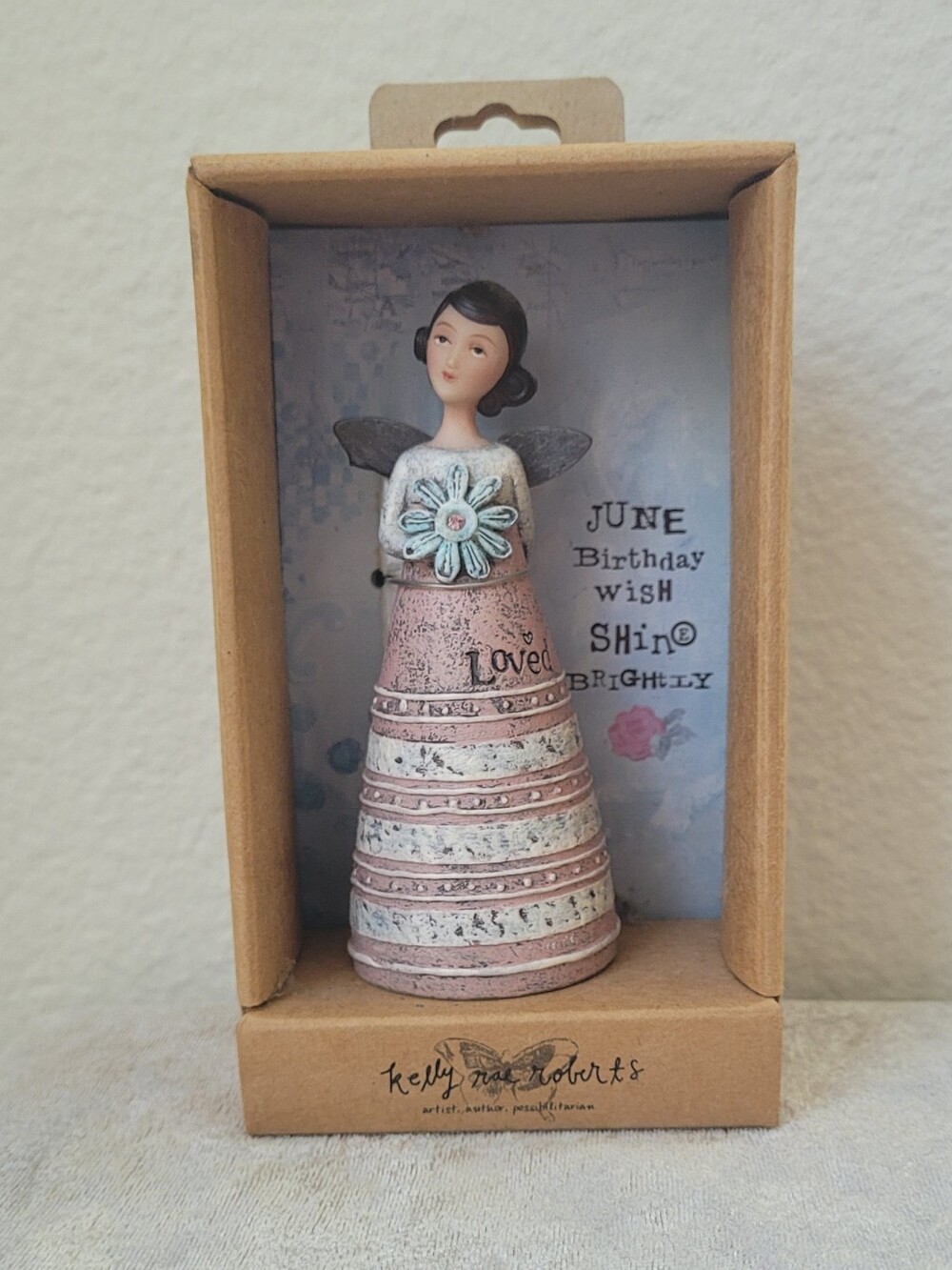 Kelly Rae Roberts June Birthday Wish Angel